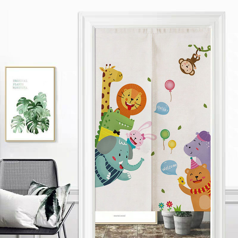 Factory Direct Sales Door Curtains for Home Use Without Punching Holes, Bedroom Living Room Partition Curtains, Bathroom Kitchen Curtains, Half Curtains