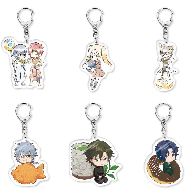 Tennis Prince Advance Dragon Horse Creative Gift Acrylic Keychain Cartoon Cute Hero Small Pendant for Men and Women