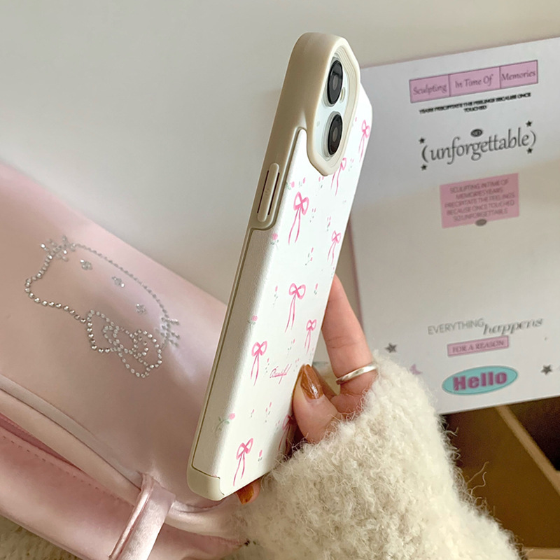 45g Weight iPhone Applicable Brands Phone Cases Classification tpu Material Ditsy Floral, Bow Knot Pattern Cartoon Style, Cute Style Tpu Ditsy Floral Bow Knot Cartoon Style Cute Phone Cases Phone Accessories 11