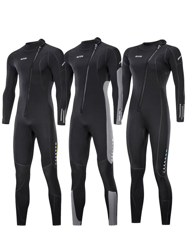 1.5/3/5/7mm One-Piece Diving Suit for Sea Activities, Warm Paddleboarding, Windsurfing, Surfing, Jet Skiing, Rescue Wet Suit