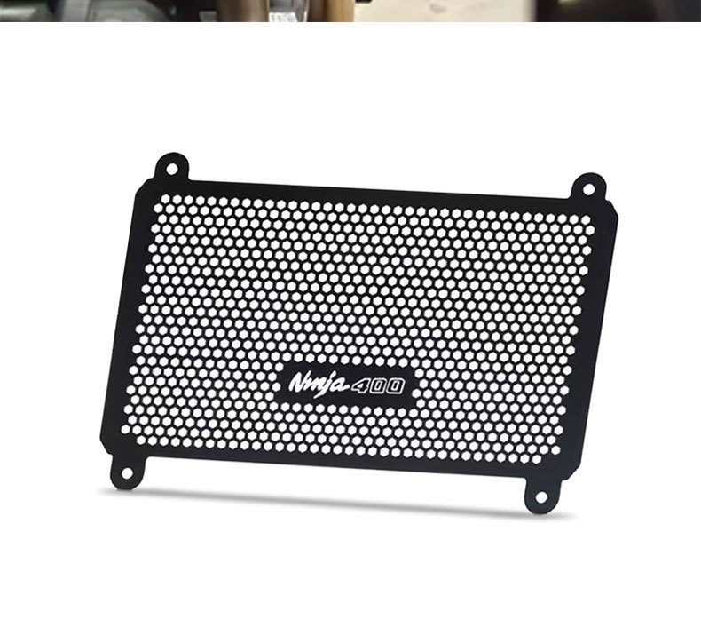 Suitable for Kawasaki Ninja400/500/Z400 Modified Engine Aluminum Alloy Water Tank Net Radiator Protective Cover