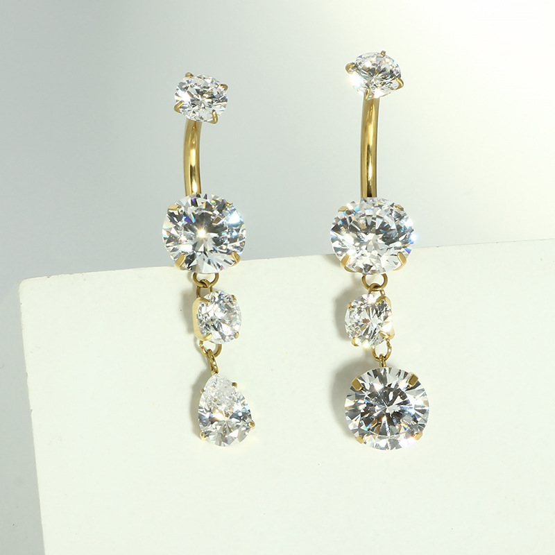 Pointed titanium steel lip stud product view