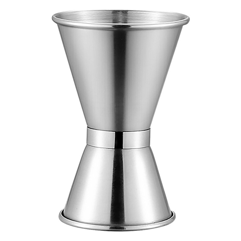 Spot wholesale 304 stainless steel double measuring cup Shaker cocktail drink sand ice debugging Cup printed LOGO