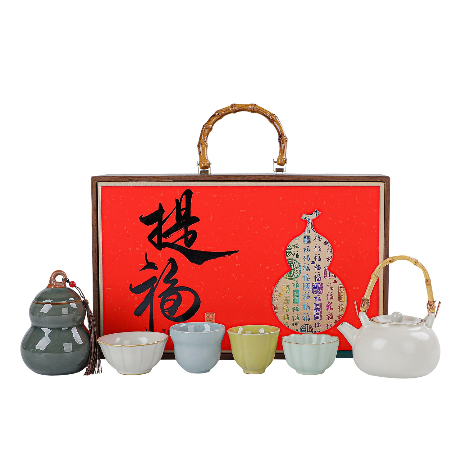 High-end tea set, light luxury style, Birthday gift