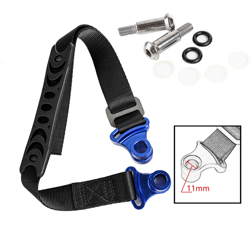 Off-Road Motorcycle Modified with Cnc Front and Rear Lifting Straps, Towing Straps, Rescue Rope with Rubber Handles, Suitable for Multiple Vehicle Models