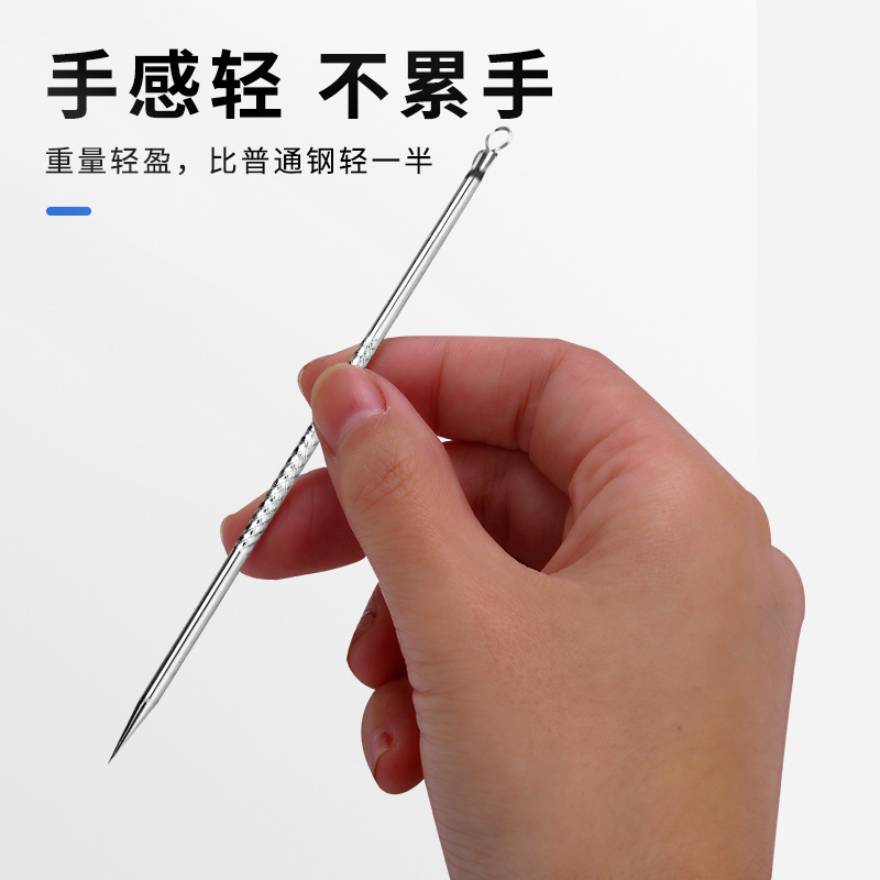 にきびの針は黒髪を剃ります。|undefined