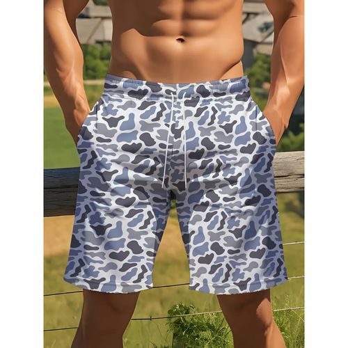 New European and American 3D casual sports shorts, direct sales wholesale