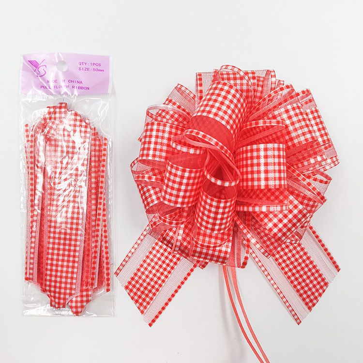 Moño de Cinta para Regalo 30# de Plástico para Decoración Festiva