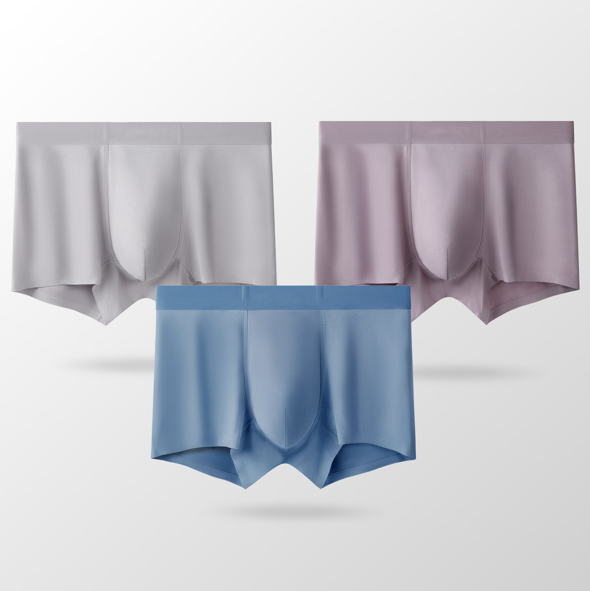 80 Pantalones de hombre Lanjing Modal 10A antibacterianos pantalones cortos cómodos simple sin marcas de verano rojo