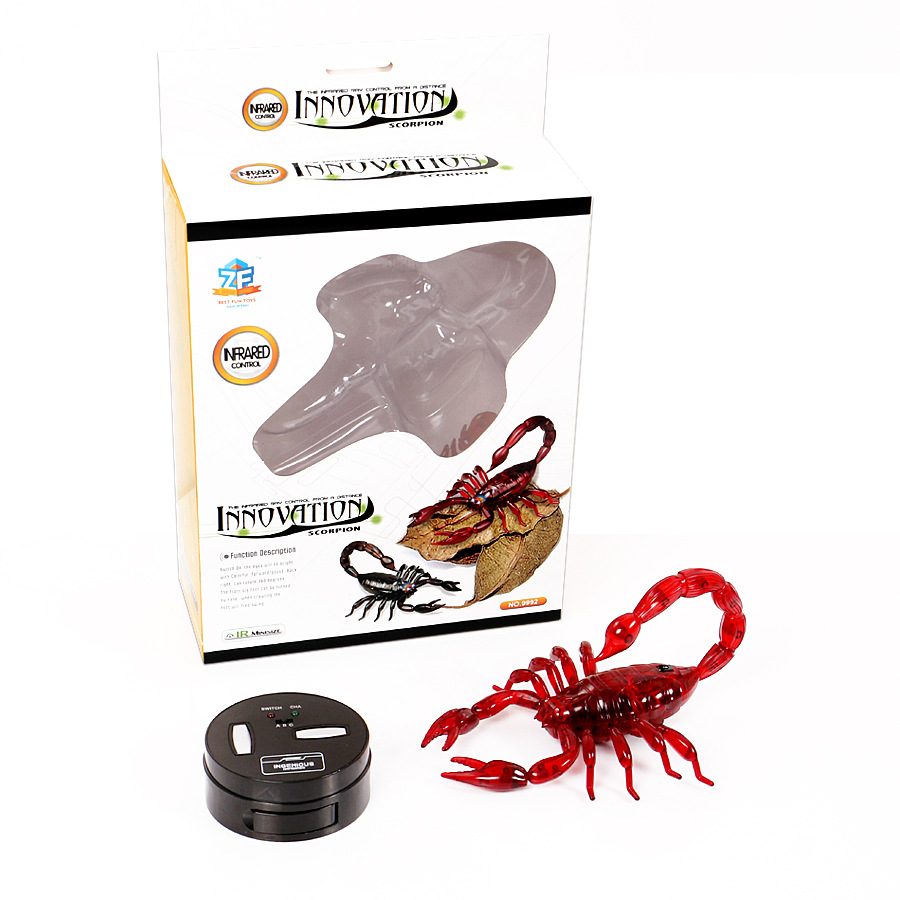 Simulación transfronteriza de infrarrojos eléctrico de control remoto de simulación de juguete de inducción ratón araña Cobra parodia truco de juguete