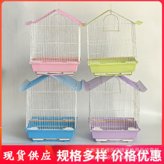 オウムの鳥かごはかごの中の小型の豪華なオウムを鑑賞して鳥のかごの別荘のオウムの鳥かごの現物の卸売りを鑑賞します。