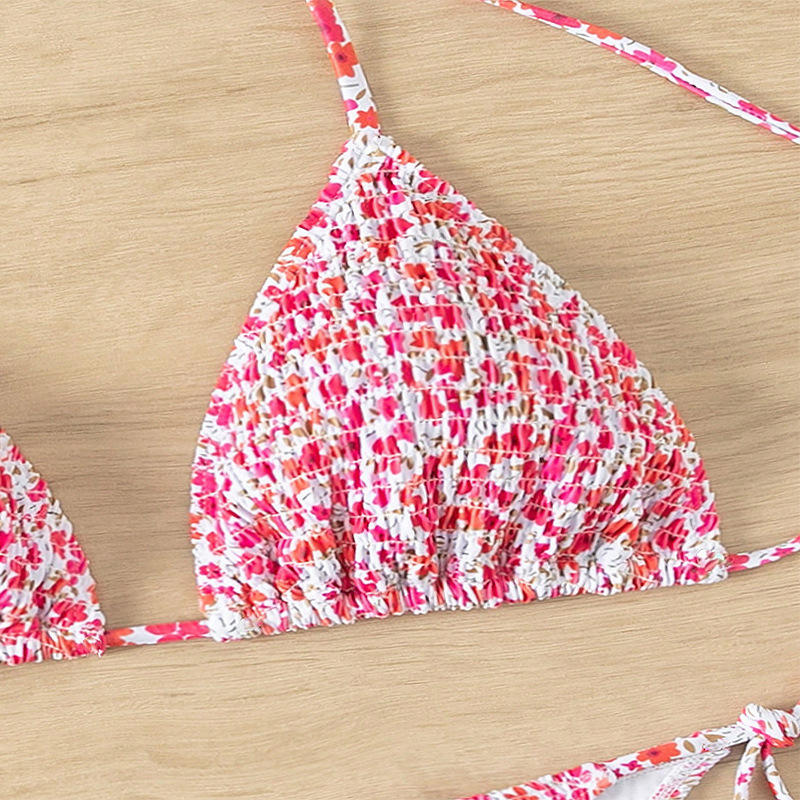 GraceChic Huludao Swimwear 2025 New European And American Sexy Floral Swimsuit For Women High-end Beach Bikini_voghion.com