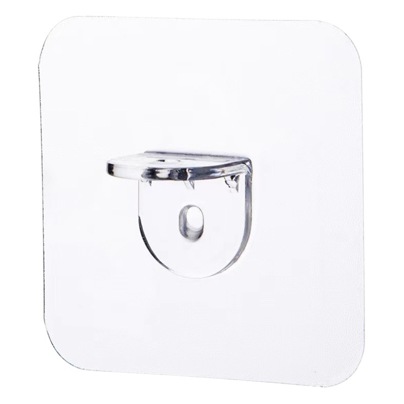 Soporte de estante sin perforaciones Armario de soporte de pasta de partición en capas Soporte de soporte de estante de carga Soporte de partición sin clavos