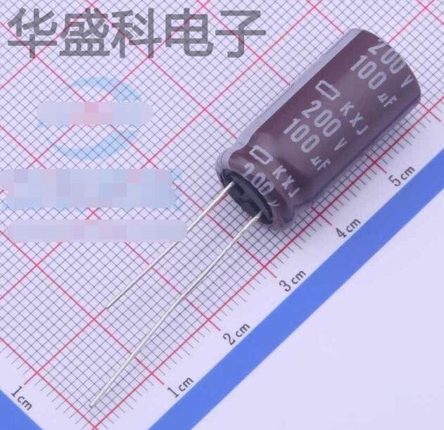 EKXJ201ELL101MK25S 描述 100uF 200V 引线型铝电解电容 厂家直销