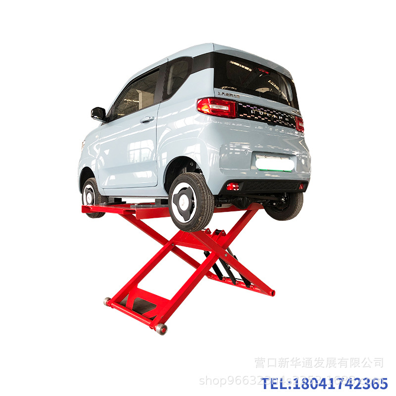 Elevador de coche Liba 1,25 m 3 toneladas elevador de cizalla móvil portátil elevador hidráulico eléctrico