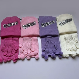 成人帽;帽子头巾配件;3件套