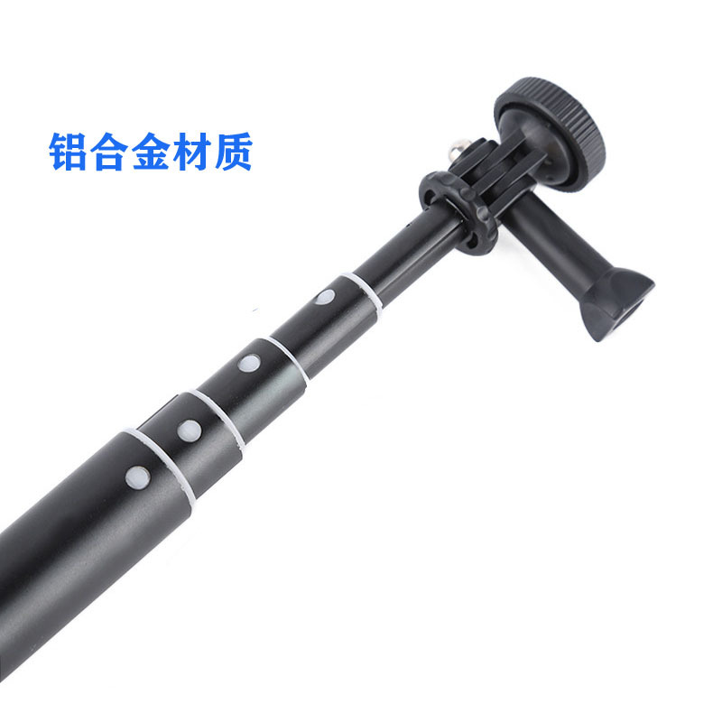 Palo de selfie GoPro para cámara de acción de 93 cm, varilla telescópica de aleación de aluminio, extensión universal para múltiples dispositivos