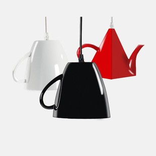 Creative design Tea Cup wine pot chandelier Nordic restaurant decoration simple bar modern coffee milk tea shop lighting