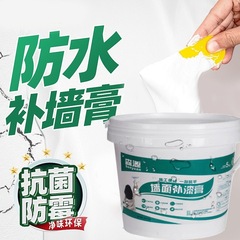 森源防水壁クリーム防かび壁面補修クリーム家庭用白色パテ粉無塗料内外壁補修塗料