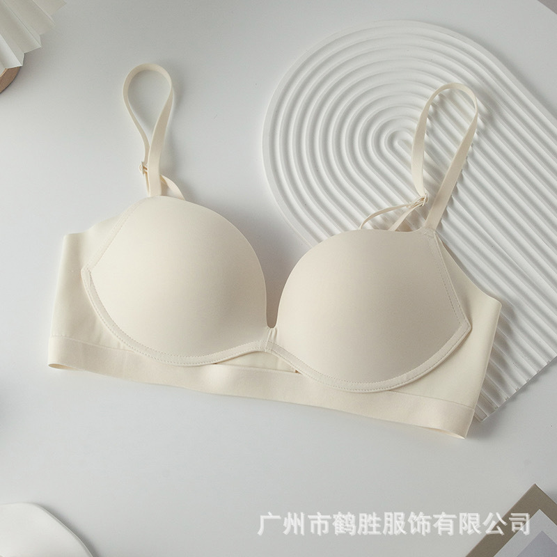 Venta directa de fábrica comercio electrónico transfronterizo Sudeste de Asia Vietnam Tailandia damas sin costuras sin anillo de acero recogido sujetador lateral