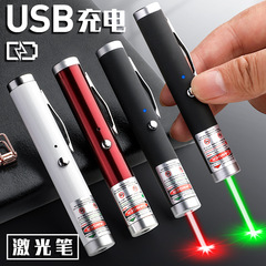 Laser pointer high power red light green light sales office indicator pen funny cat ppt pointer pen infrared usb rechargeable