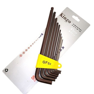 Kingo plus hard Allen wrench set plus long ball head S2 Allen wrench hand a generation of hair