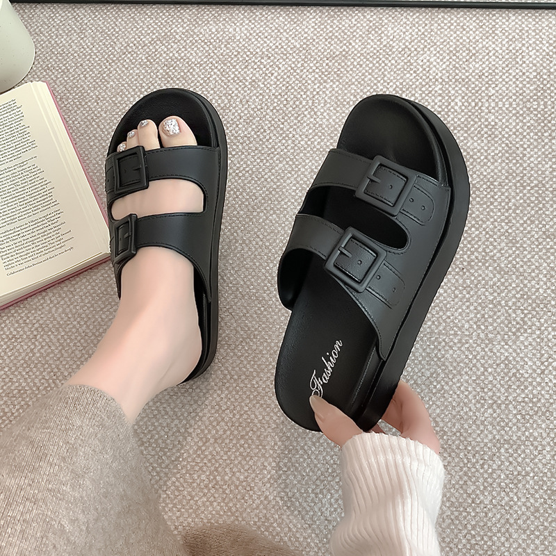 2025 nuevas zapatillas de verano para mujeres de comercio exterior transfronterizo zapatillas de playa casuales de moda