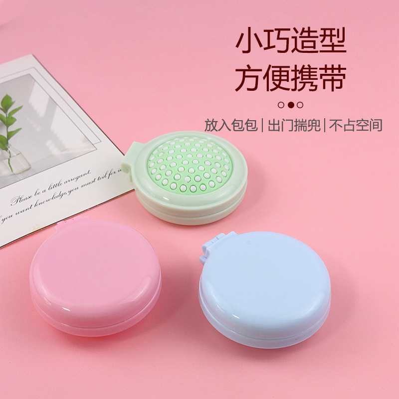 折叠小梳子便携梳干湿两用气垫梳小巧镜梳气囊梳迷你按摩梳一体梳|undefined