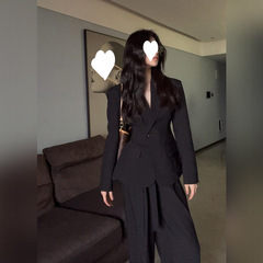 【韩剧女主】简约通勤休闲西服套装女春季新款气质设计感两件套