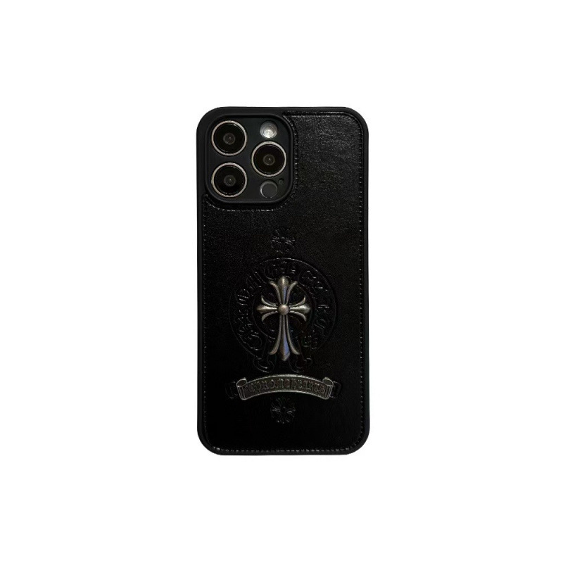 潮牌金属适用iphone15promax手机壳苹果16pro立体十字架个性13plu|undefined