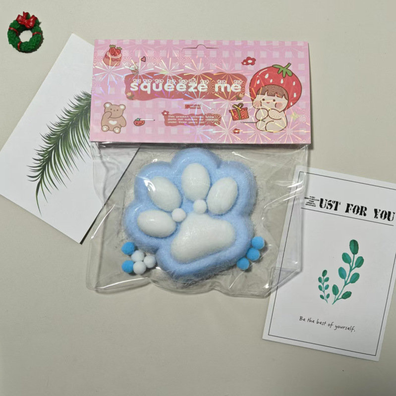 猫の爪のつまみの楽しみの卸売りの減圧のおもちゃの大きいサイズのシリカゲルの猫の爪のつまみの楽しみの泥の感の高い顔の値の解凍の神器|undefined