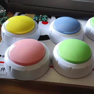Pet Button Sound Box Sound Product Round Music Box Pangwu Button Sound Box Factory Direct Sales Baby Photo