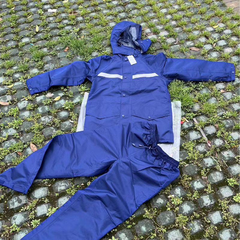 Xf Rescue Split Raincoat Suit Dark Blue Portable Flame Blue Raincoat Rain Pants Rescue Raincoat with Inner Mesh Xf Rescue Split Raincoat Suit Dark Blue Portable Flame Blue Raincoat Rain Pants Rescue Raincoat with Inner Mesh