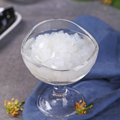 原味椰果粒500g 奶茶店原材料 海南特产椰肉夏季甜品饮品芋圆配料|ms