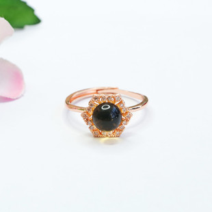 Yuyu Natural Amber Ring Water Purified Blue Po Ring Women's Jewelry Factory Live HP2101101