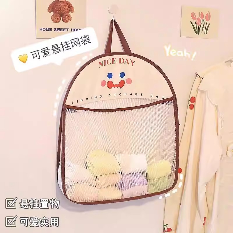 袜子收纳神器宿舍衣柜内衣内裤挂袋悬挂式网兜床头床边整理置物袋