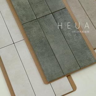 Maillard Castle Brick Retro Green Antique Long Brick Bathroom Kitchen Restaurant Coffee Wall Brick Gradient Color Tile