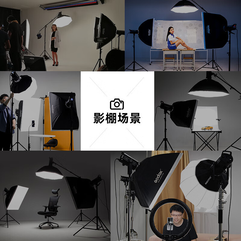 Godox 30*120 センチメートルロングストリップスクエアグリッドソフトボックスソフトボックス Bao Rongkou ライブブロードキャストフィルライト写真撮影ライト|undefined