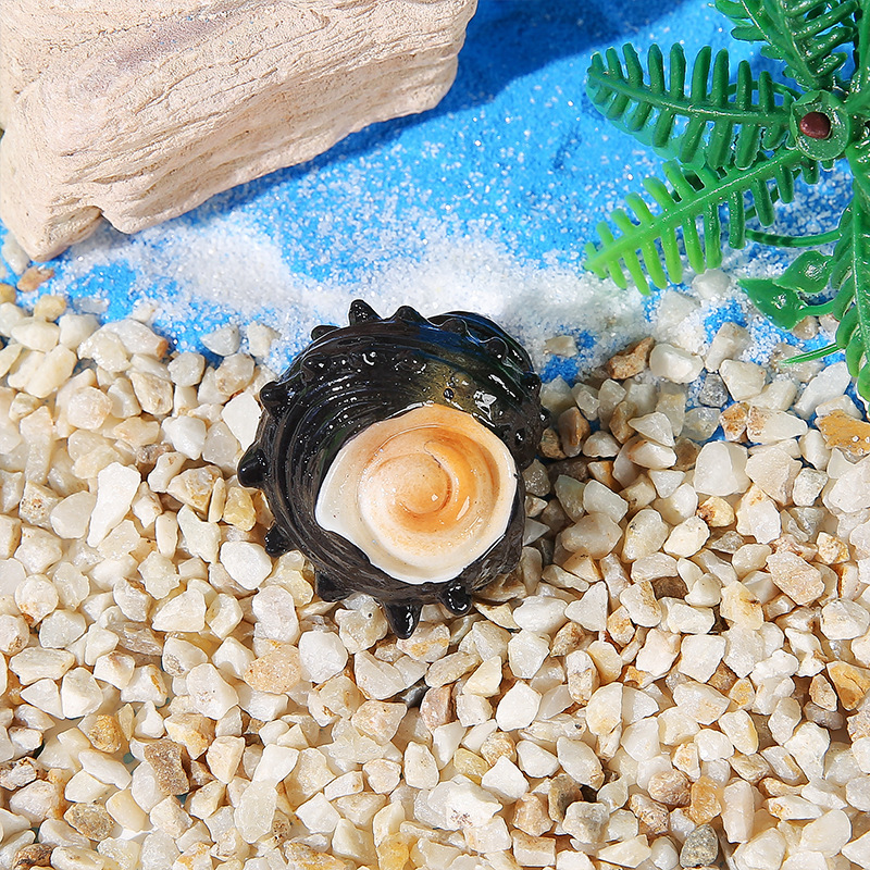 新しい模擬貝殻、カタツムリ、水族館、水槽、魚の装飾品、ミニ装飾品、樹脂工芸品のペンダント|undefined