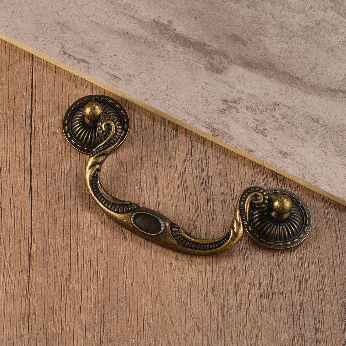 Jingmao Hardware B-431 Drawer Antique Alloy Handle Cabinet Home Decorated Print Pull Hole Distance 96mm