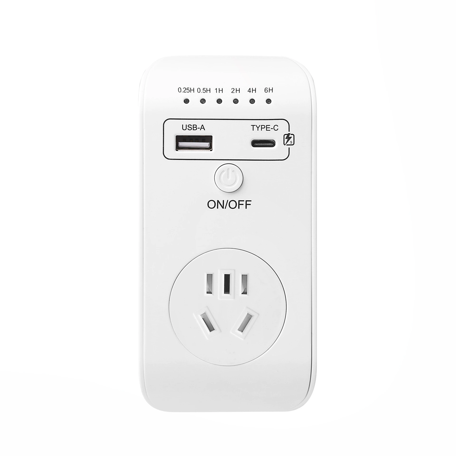 Национальный стандарт 10A USB Type C Обратный отсчет разъем Smart Time Controller