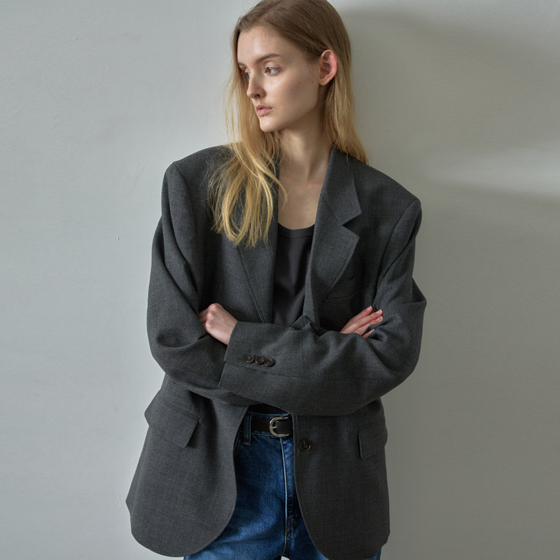 Facade pattern Suit Jacket Women's 2025 Spring and Autumn New Korean Designer Loose Suit