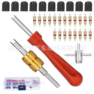 Tire valve remover double-head and single-head valve core valve repair