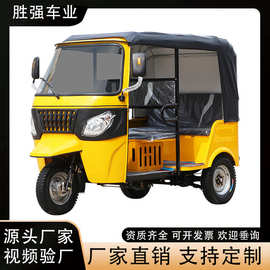 跨境非洲bajaj款燃油嘟嘟车电动三轮观光载人拉客款式燃油三轮车