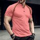 European and American ins cross-border 2025 summer quick sale Amazon POLO shirt arm striped men's sports polo shirt