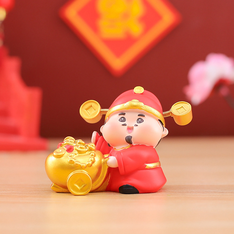客厅玄关装饰品财源广进招財猫卡通桌面摆件节日礼物送朋友批发|undefined