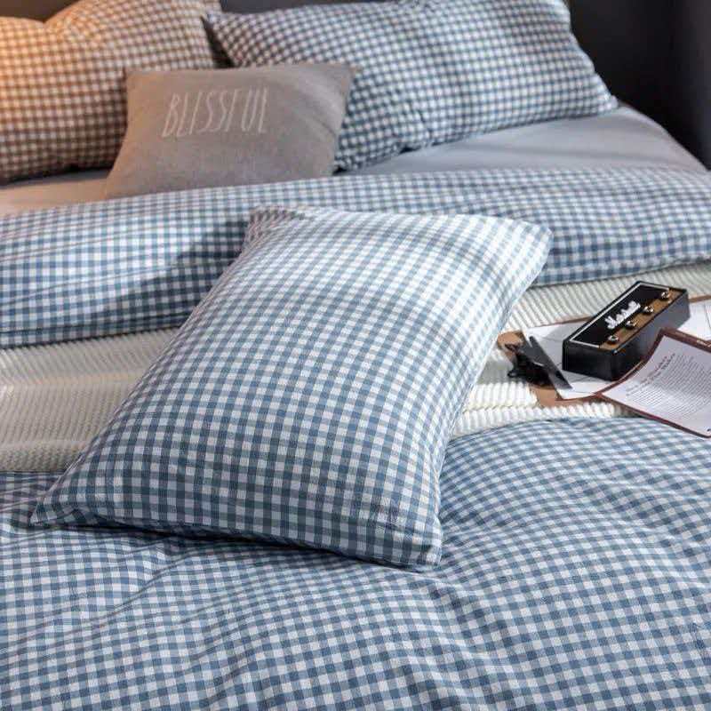 100% Cotton Class a Pillowcase, Single Pack, Pure Cotton Pillow Cover 48×74, High-End Pillow Core Inner Cover for Men, Home Use
