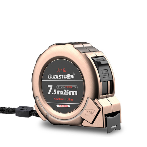 Nylon coated tempered tape measure waterproof tape measure does not hurt your hands metal axis tape measure 3 meters 5 meters tape measure factory direct sales