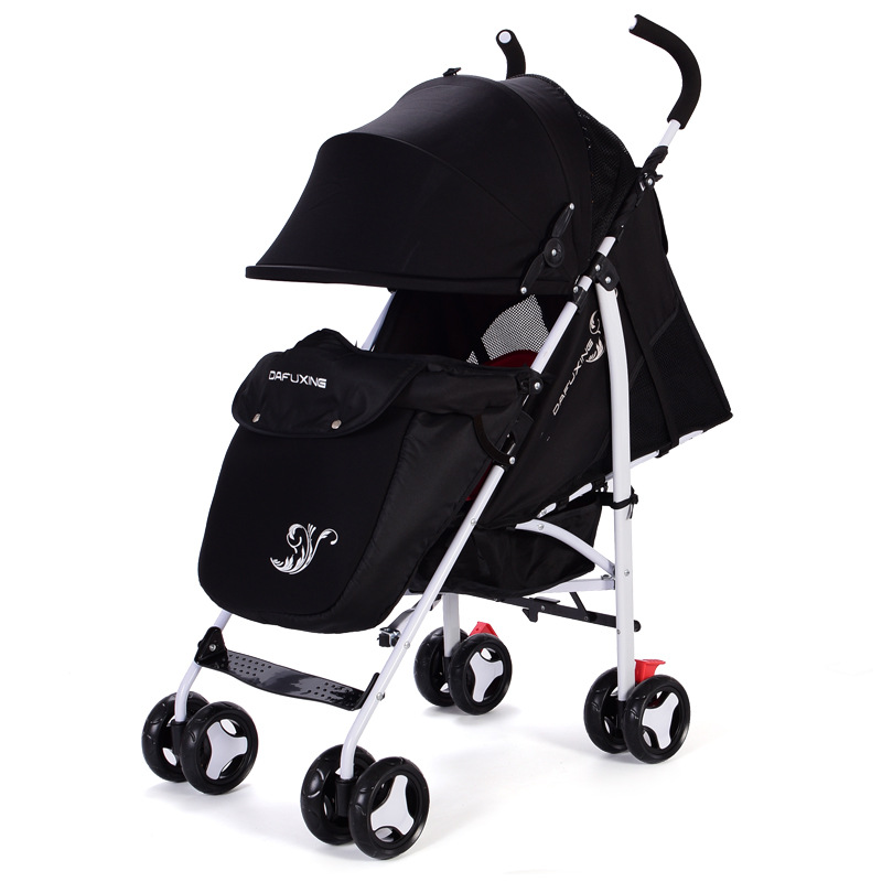 Cochecito para bebé, tipo paraguas, se puede sentar y acostar, plegable, ultraligero, cochecito para niños BB, andador para bebé, cubrepiés cálidos al por mayor