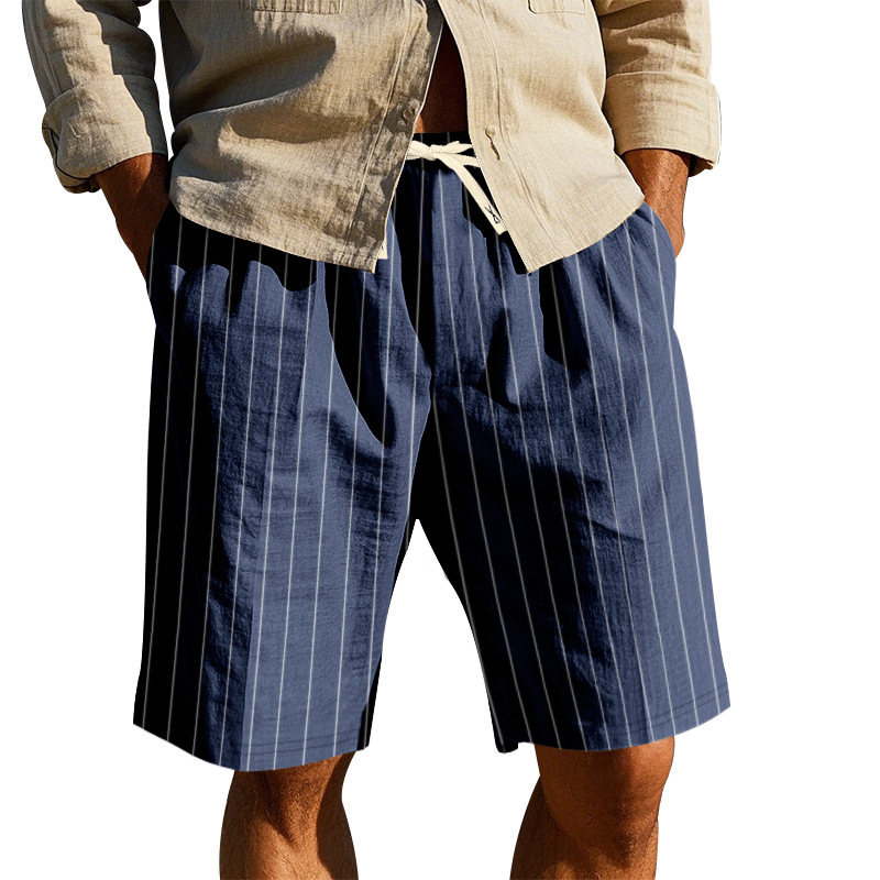 Transfronterizos hombres de verano casual de moda corto de correa Europa y América Amazon tendencia elástica delgada ropa de cama para hombres